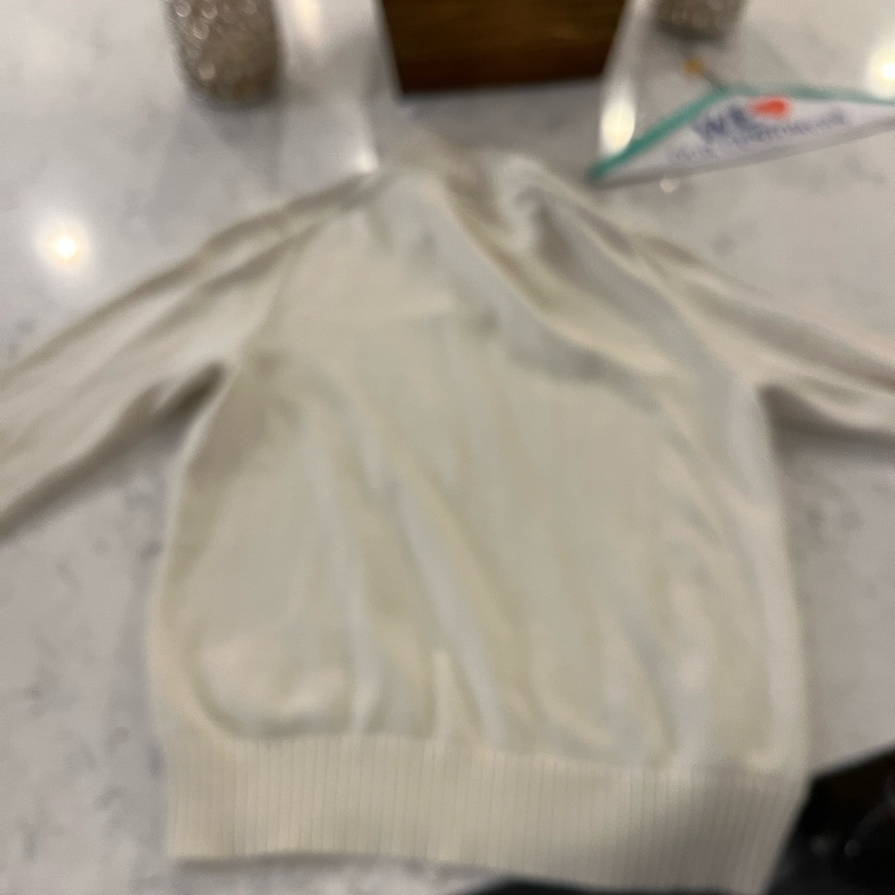 White Polo Ralph Lauren Sweater good condition.  Has been worn for a season